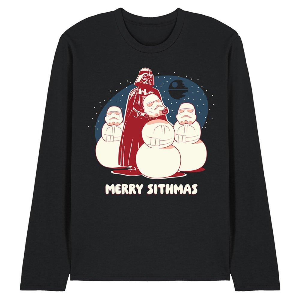 Black - Star Wars - Star Wars Darth Vader Merry Sithmas Christmas Long - 1