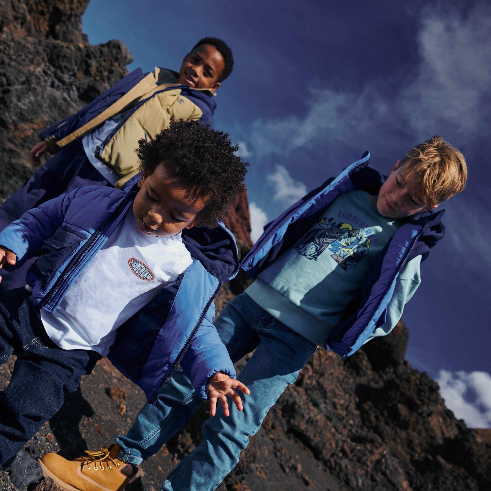 Khaki/Navy - Timberland - Timb ClrBlock Puffer In54 - 6