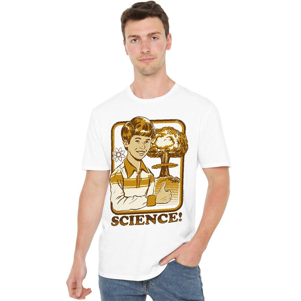 White - Steven Rhodes - Steven Rhodes Science T-Shirt White - 1
