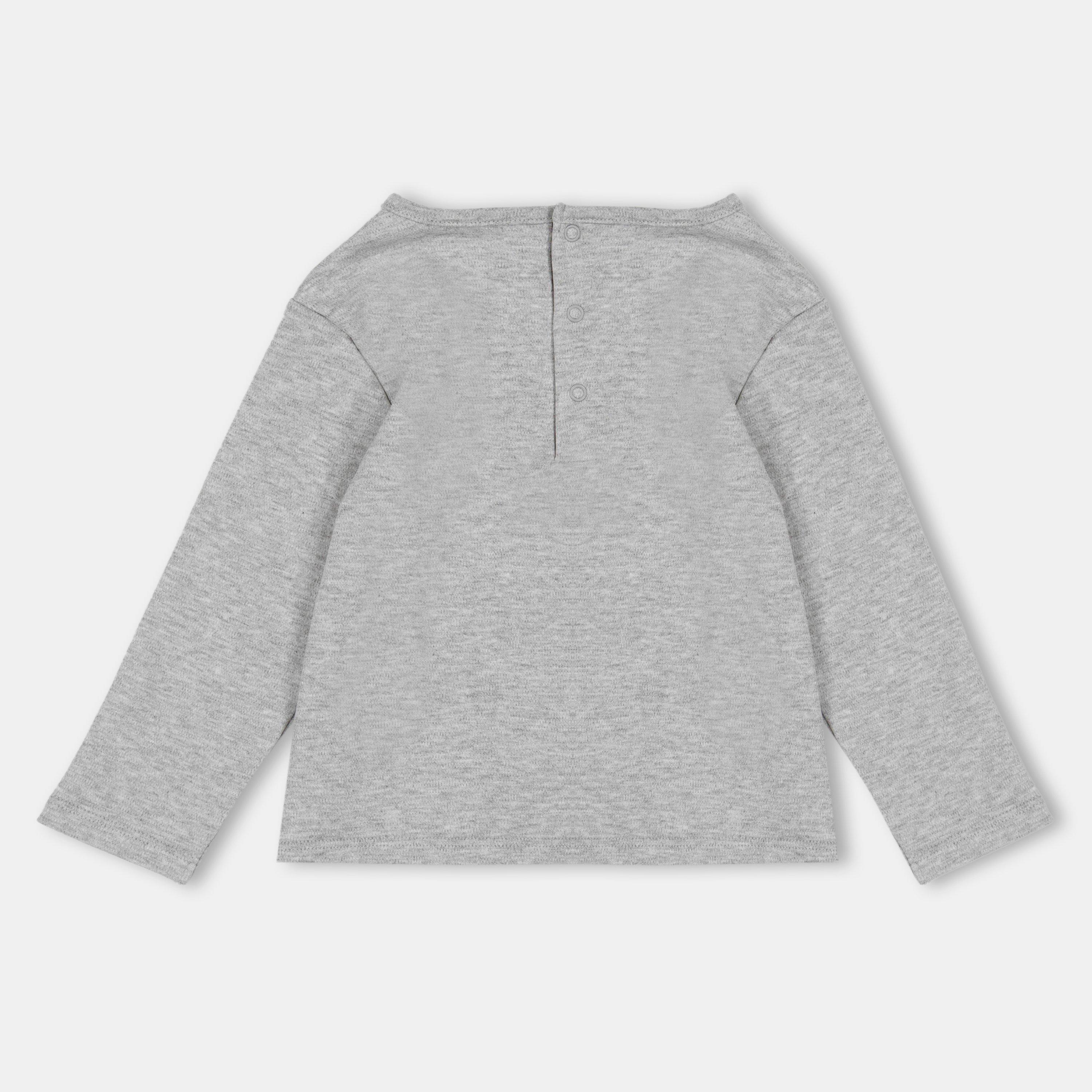 Light Grey - Carrement Beau - Kids' Long-Sleeve T-Shirt - 2