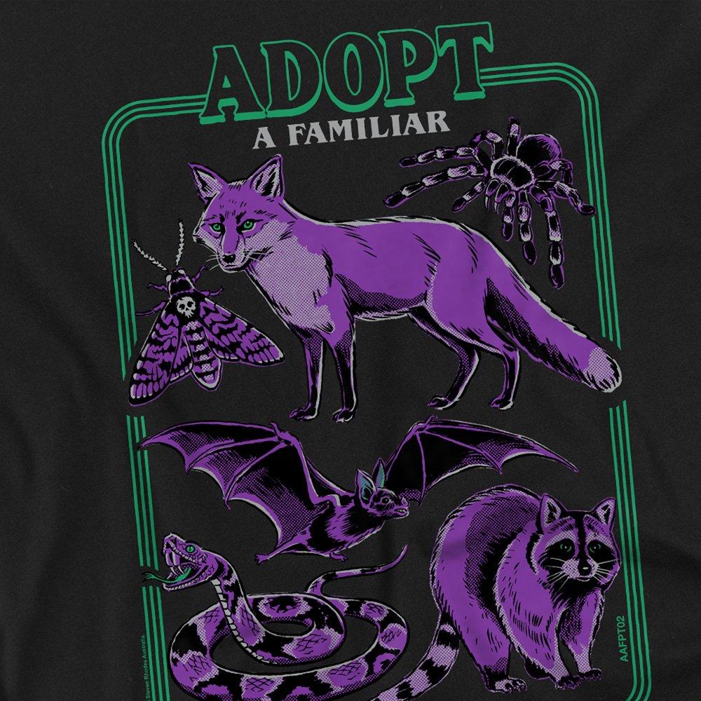 Black - Steven Rhodes - Steven Rhodes Adopt A Familiar Part 2 T-Shirt Bla - 2