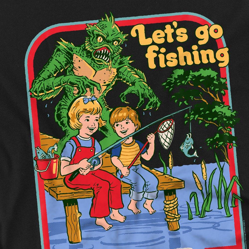 Black - Steven Rhodes - Steven Rhodes LetS Go Fishing Long Sleeve T-Shirt - 2