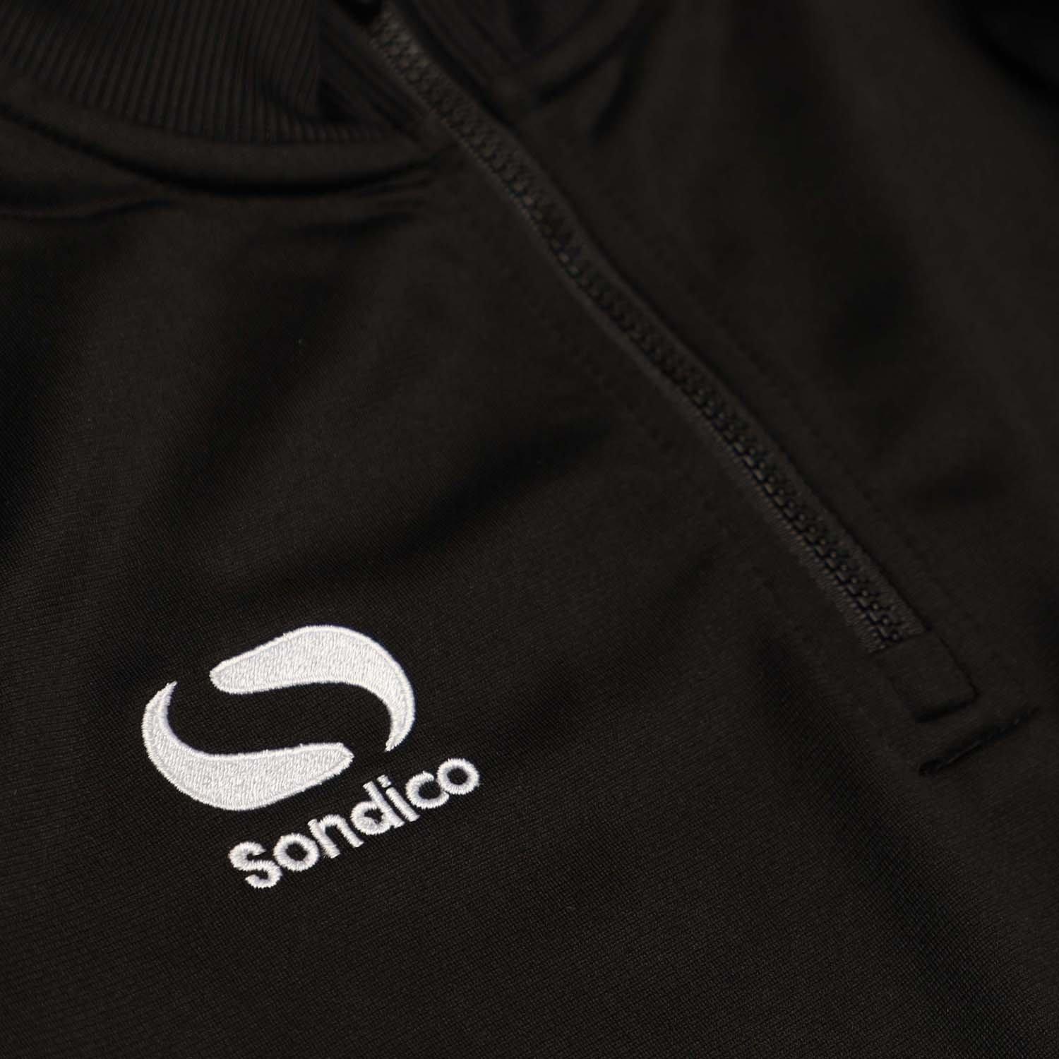 Black/Chrcl/Wht - Sondico - Kids' 1/4 Zip Fleece - 3