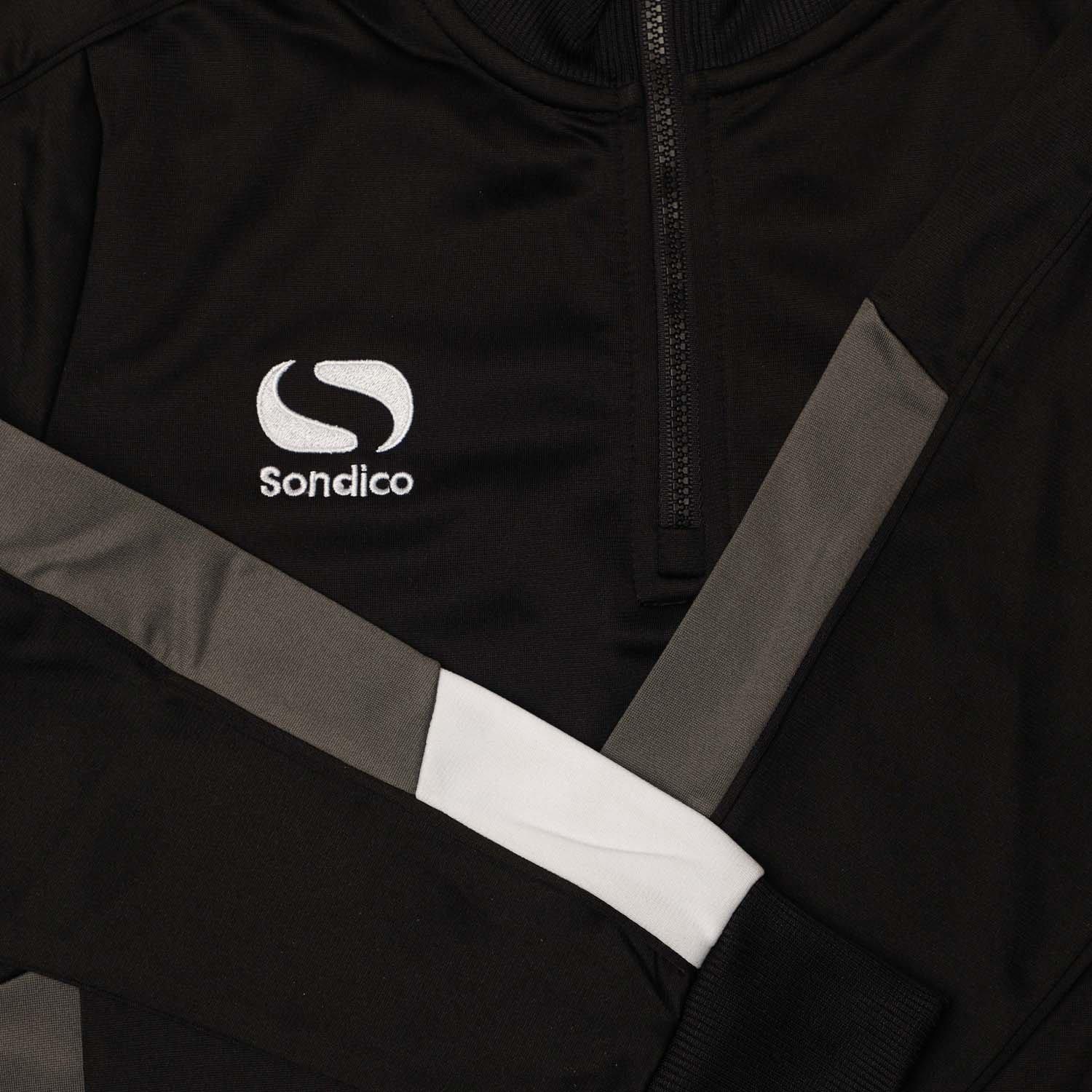 Black/Chrcl/Wht - Sondico - Kids' 1/4 Zip Fleece - 5