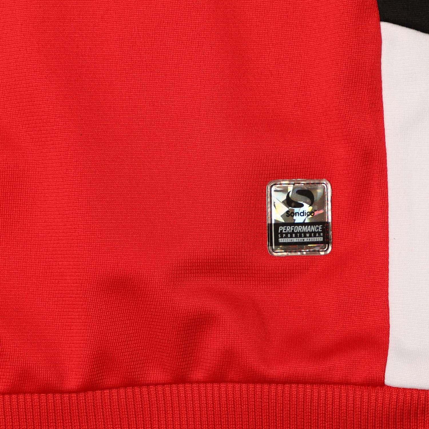 Rosso/Bianco/Nero - Sondico - quarter Zip Fleece - 3