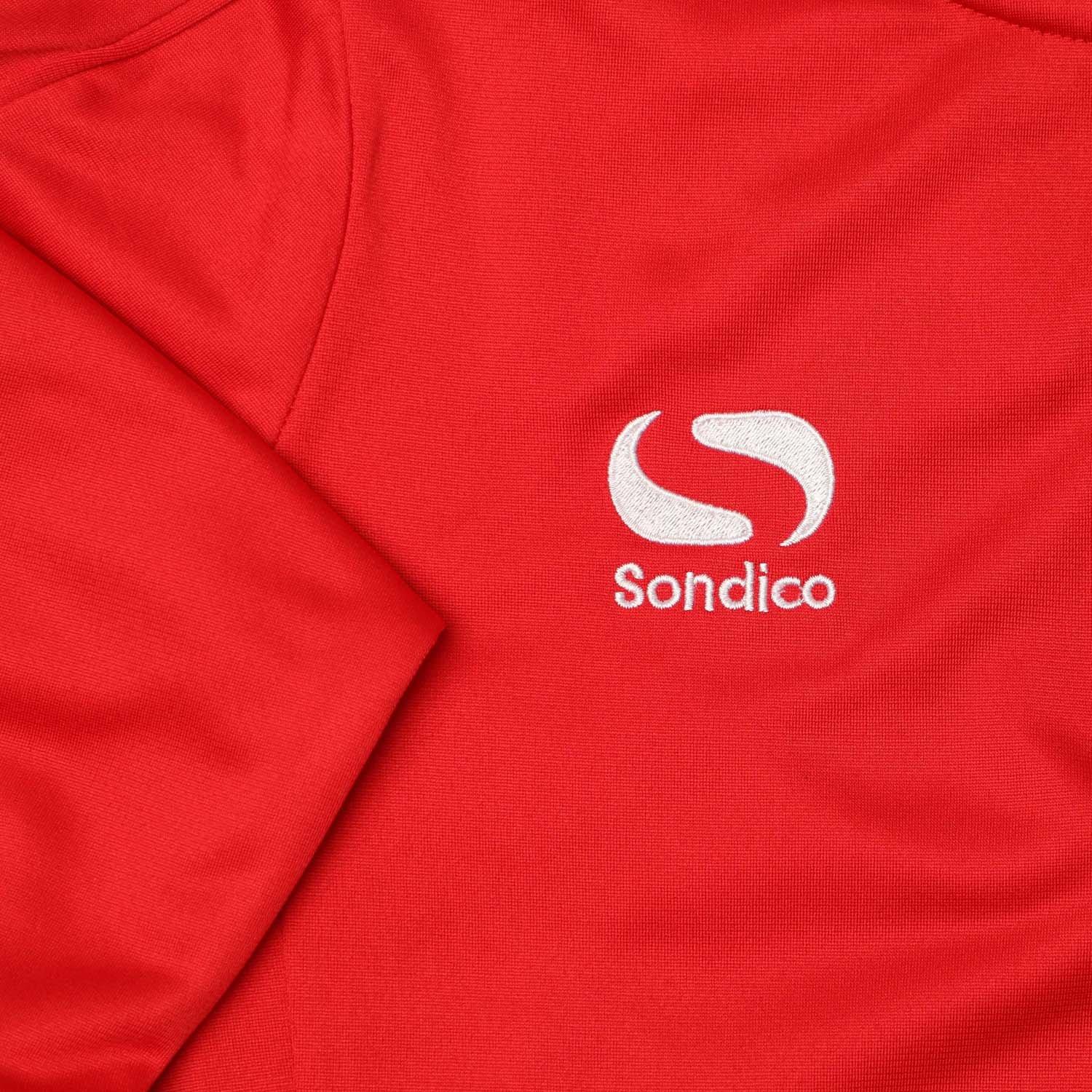 Rosso/Bianco/Nero - Sondico - quarter Zip Fleece - 4