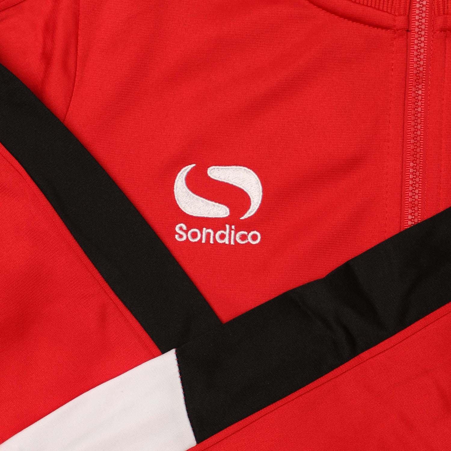 Rosso/Bianco/Nero - Sondico - quarter Zip Fleece - 5