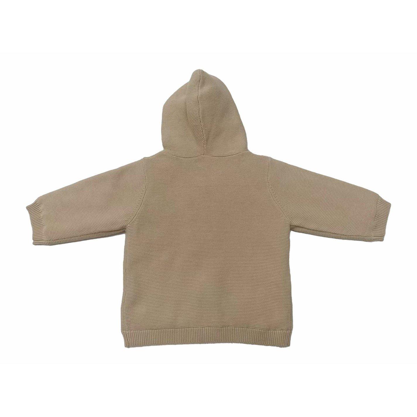 Beige - Jack Wills - Kids Pram Padded Cotton Hooded Long Sleeve Coat - 2