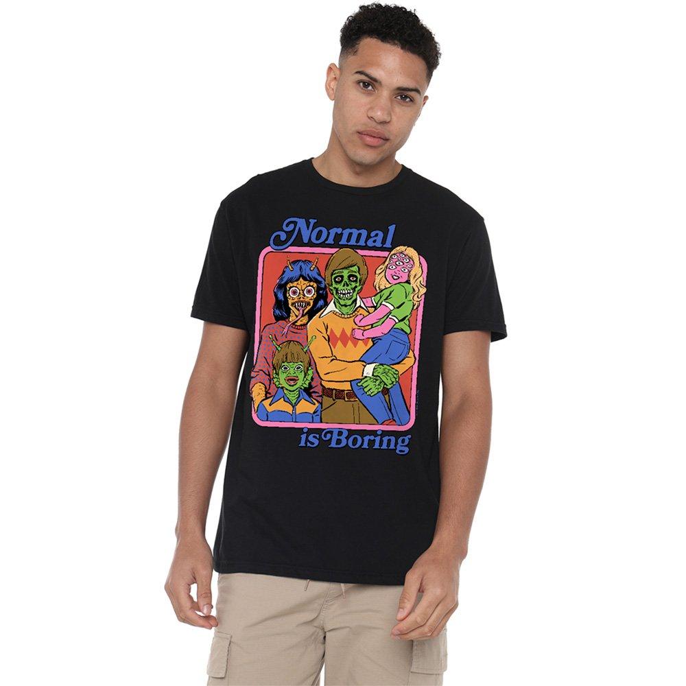 Black - Steven Rhodes - Steven Rhodes Normal Is Boring T-Shirt Black - 1