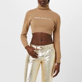 Palm Angels Sunsets Knit Cropped Jumper