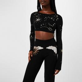 Alanui Embroidered Backless Jumper