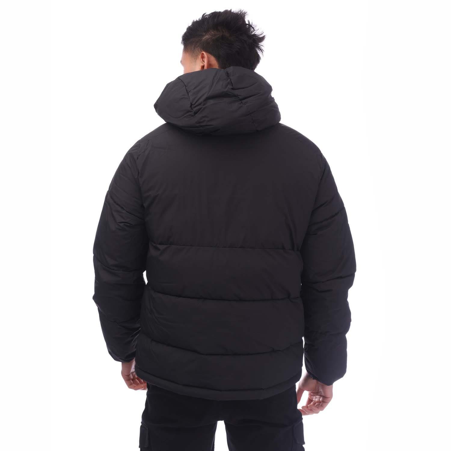 Black - Jack and Jones - Otis Puffer Hooded Jacket - 2