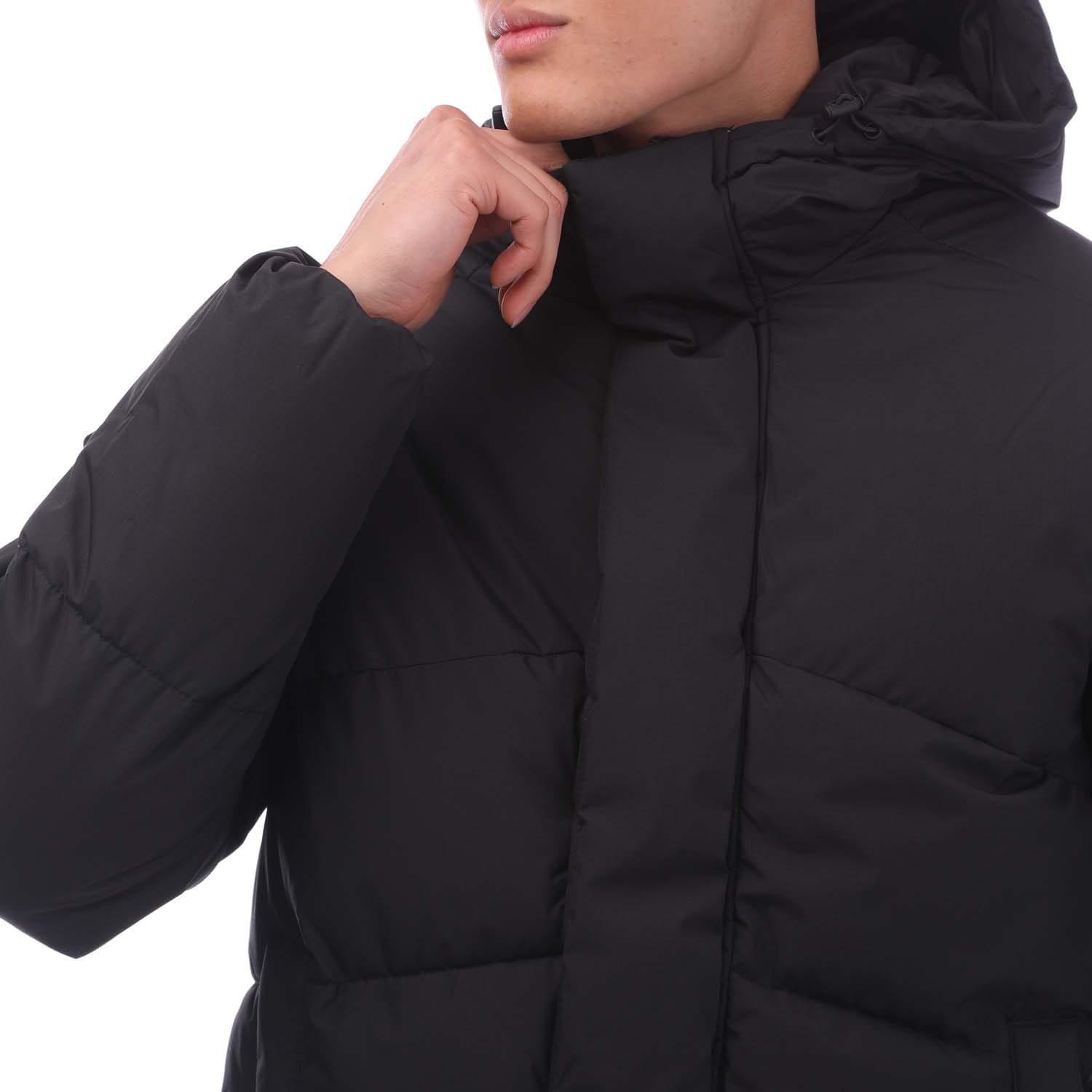 Black - Jack and Jones - Otis Puffer Hooded Jacket - 3