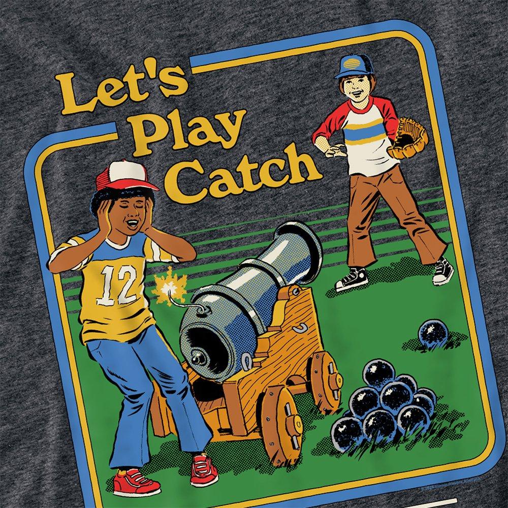 Charcoal - Steven Rhodes - Steven Rhodes LetS Play Catch Tee Charcoal - 2