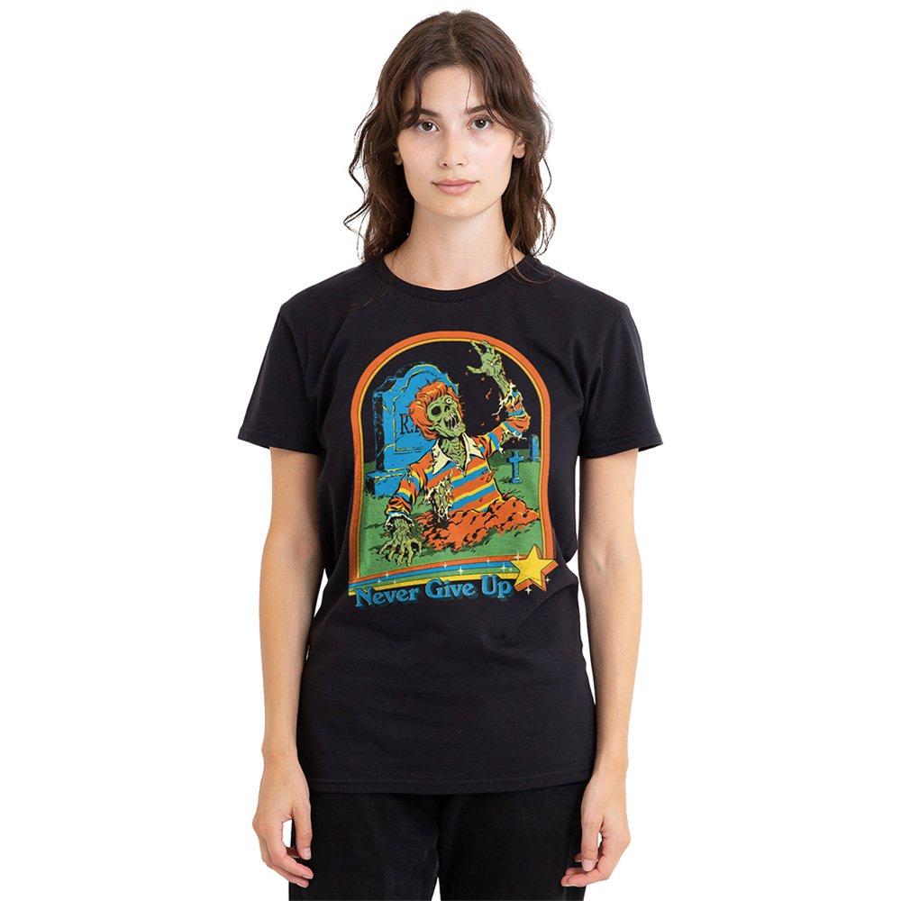Black - Steven Rhodes - Steven Rhodes Never Give Up T Shirt Black - 1