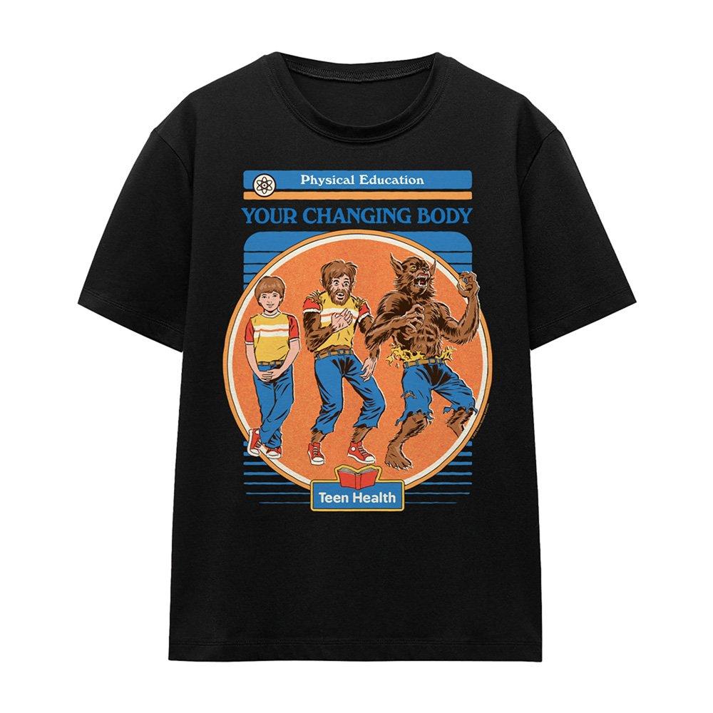 Black - Steven Rhodes - Steven Rhodes Your Changing Body T Shirt Black - 4