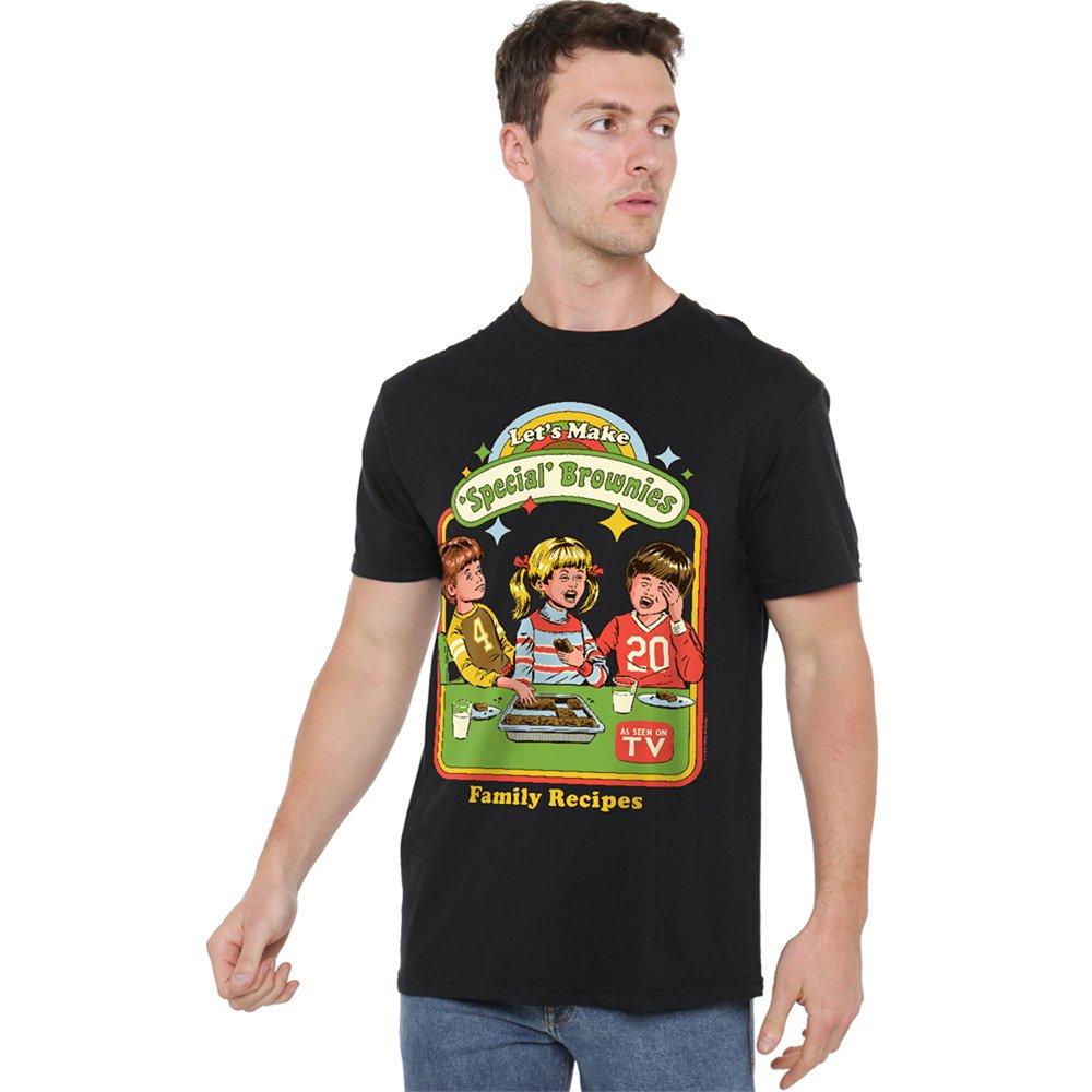 Black - Steven Rhodes - Steven Rhodes LetS Make Brownies T-Shirt Black - 1