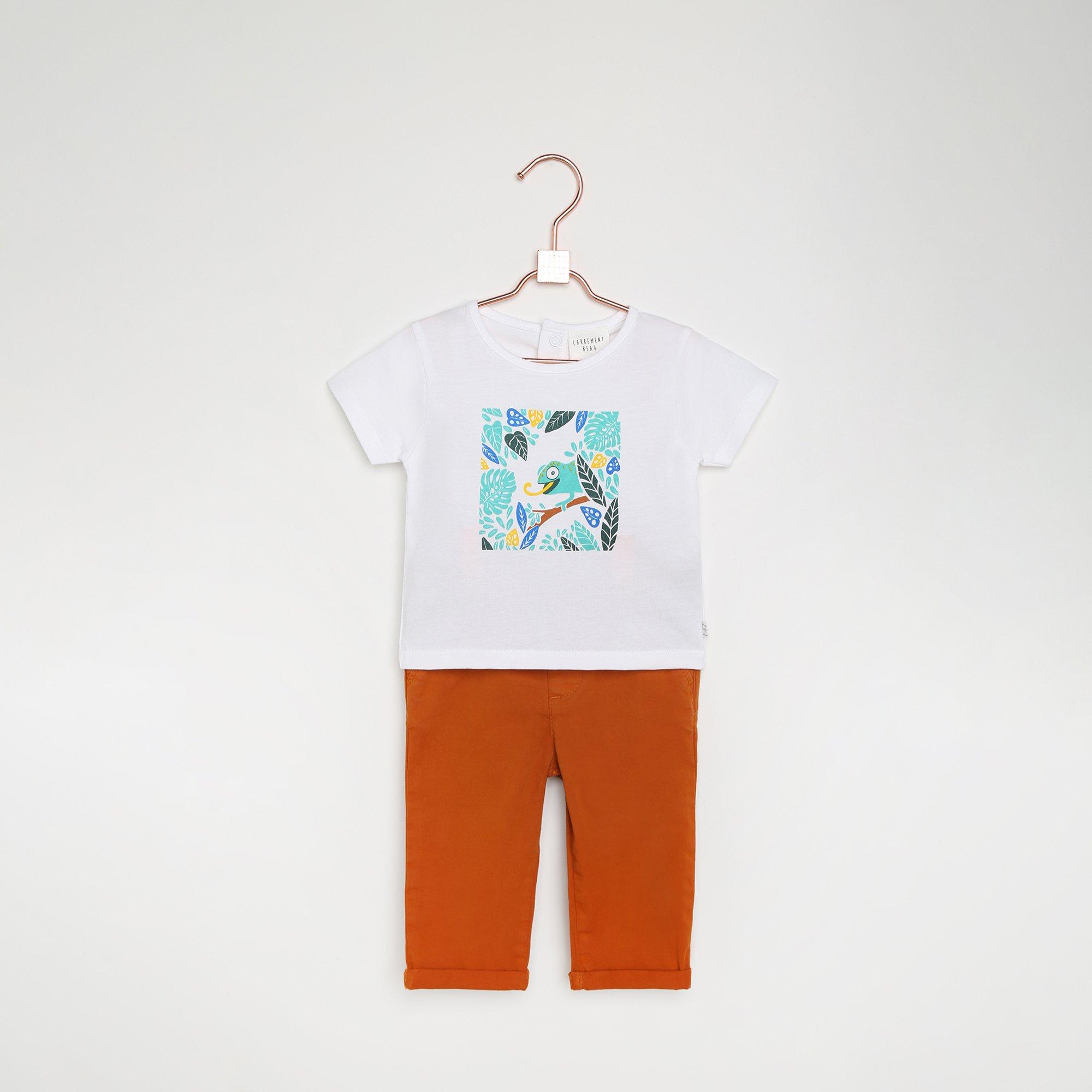White - Carrement Beau - Kids' Short-Sleeve Regular Fit T-Shirt - 2