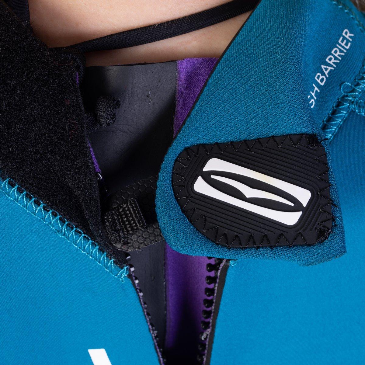 Teal/Marbel - Gul - RESPONSE 3/2MM BLINDSTITCHED LADIES  FULL WETSUIT - 5