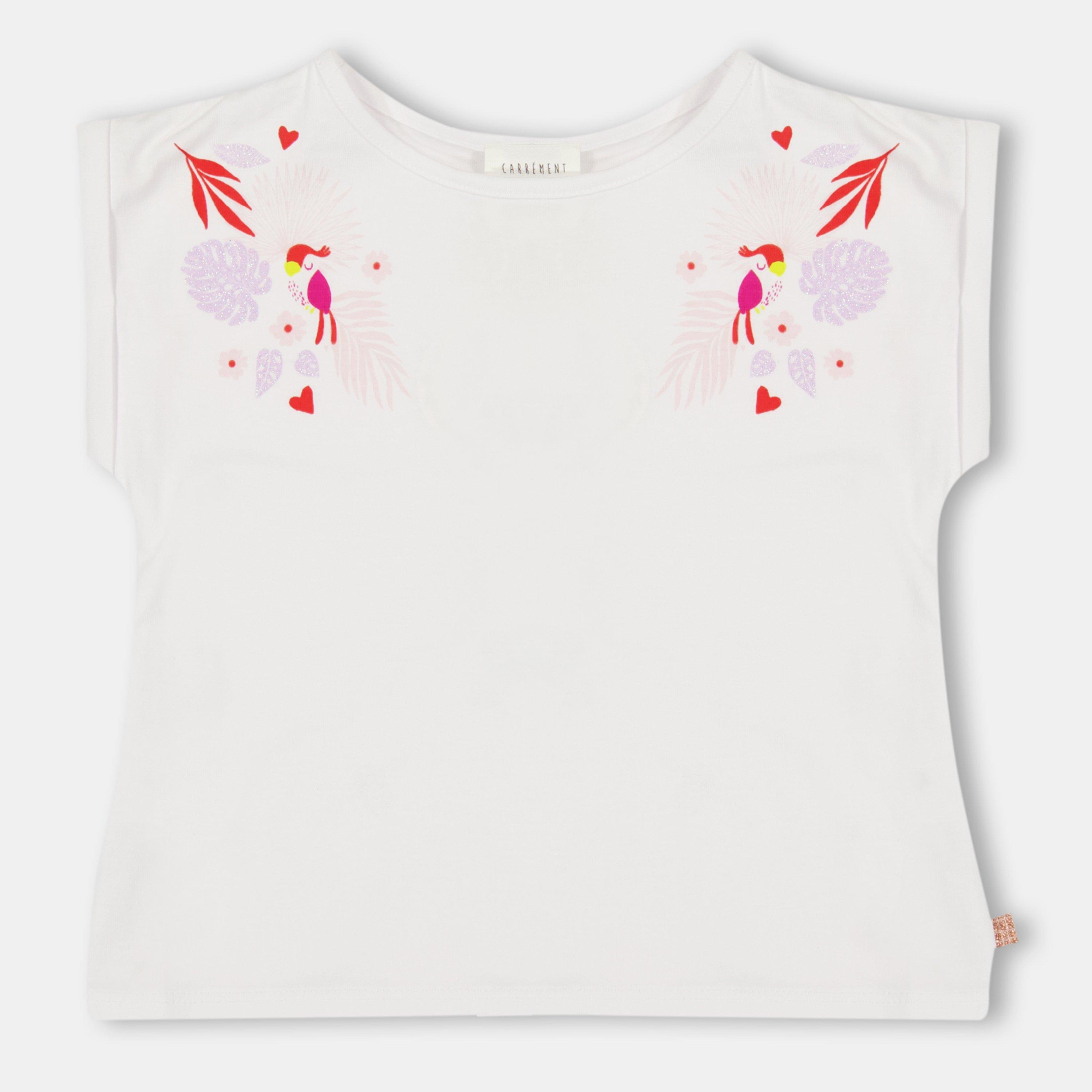 White - Carrement Beau - Unisex Kids' Short-Sleeve Regular Fit T-Shirt - 1