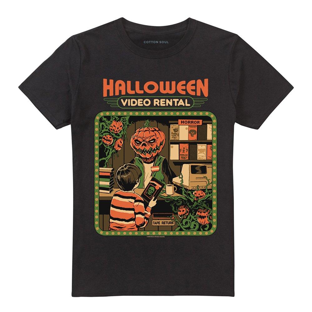 Black - Steven Rhodes - Steven Rhodes Video Rentals T-Shirt Black - 4