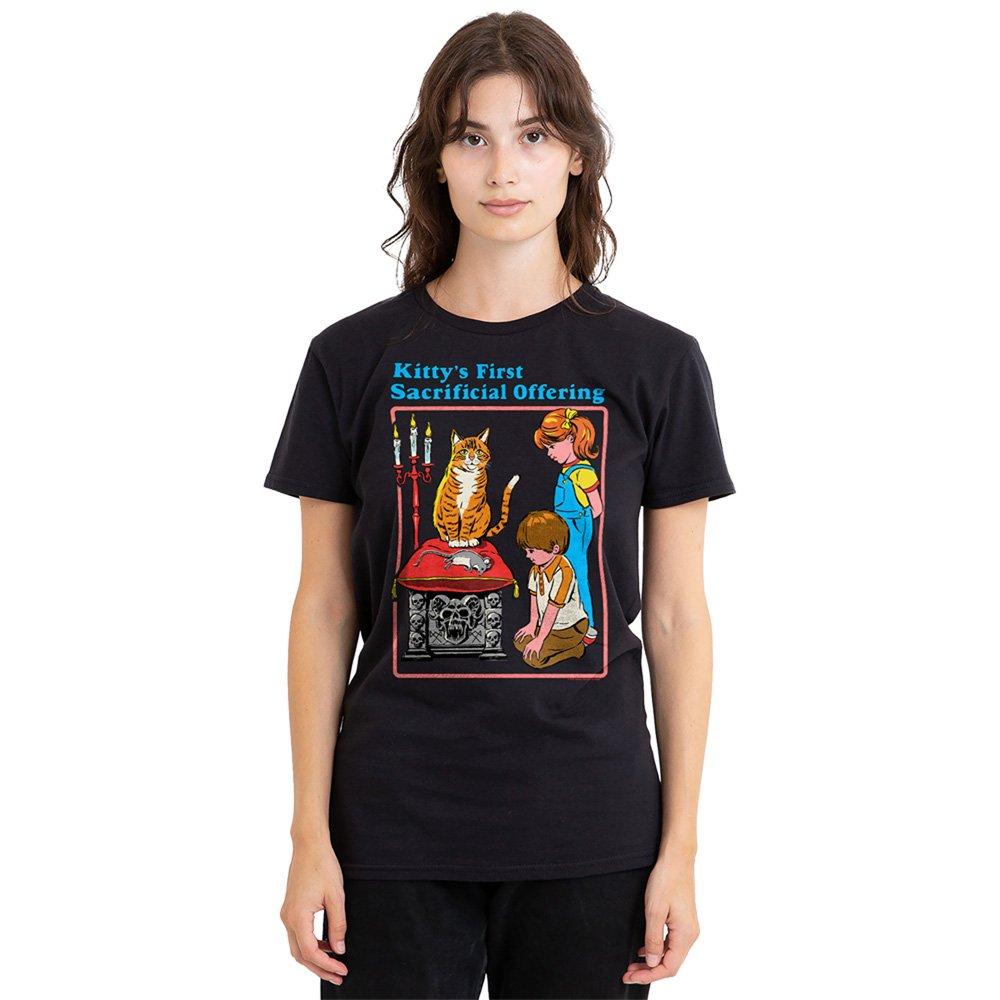 Black - Steven Rhodes - Steven Rhodes Kittys First Offering T Shirt Black - 1