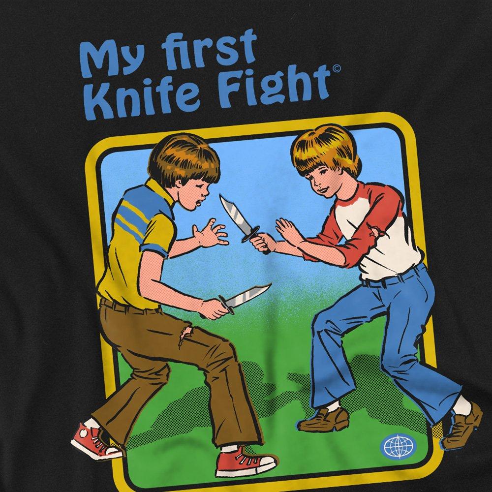 Black - Steven Rhodes - Steven Rhodes My First Knife Fight T-Shirt Black - 2
