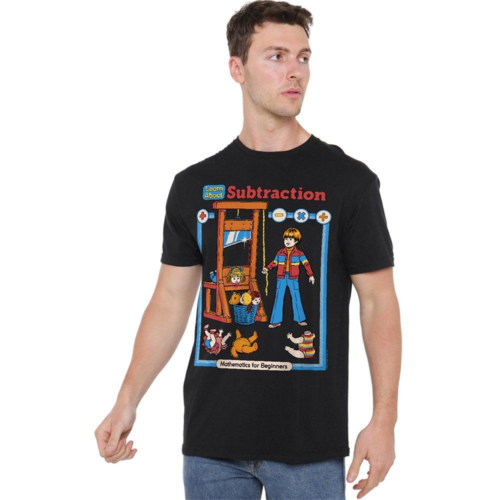 Black - Steven Rhodes - Steven Rhodes Learn About Subtraction T-Shirt Bla - 1