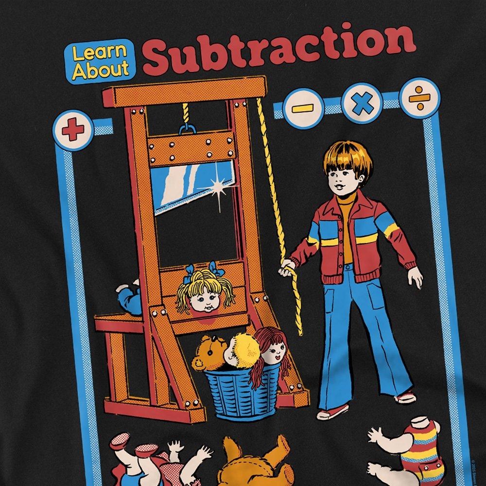 Black - Steven Rhodes - Steven Rhodes Learn About Subtraction T-Shirt Bla - 2