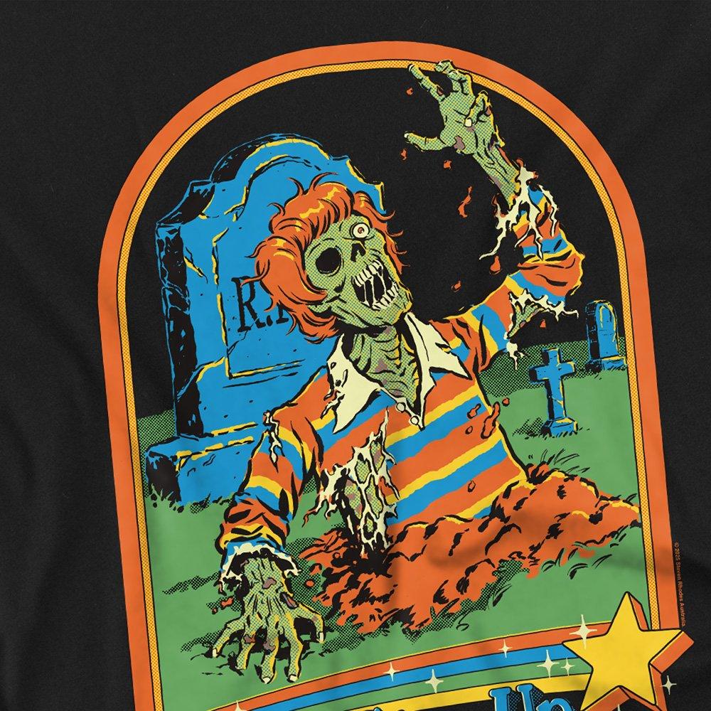 Black - Steven Rhodes - Steven Rhodes Never Give Up Long Sleeve T-Shirt B - 2