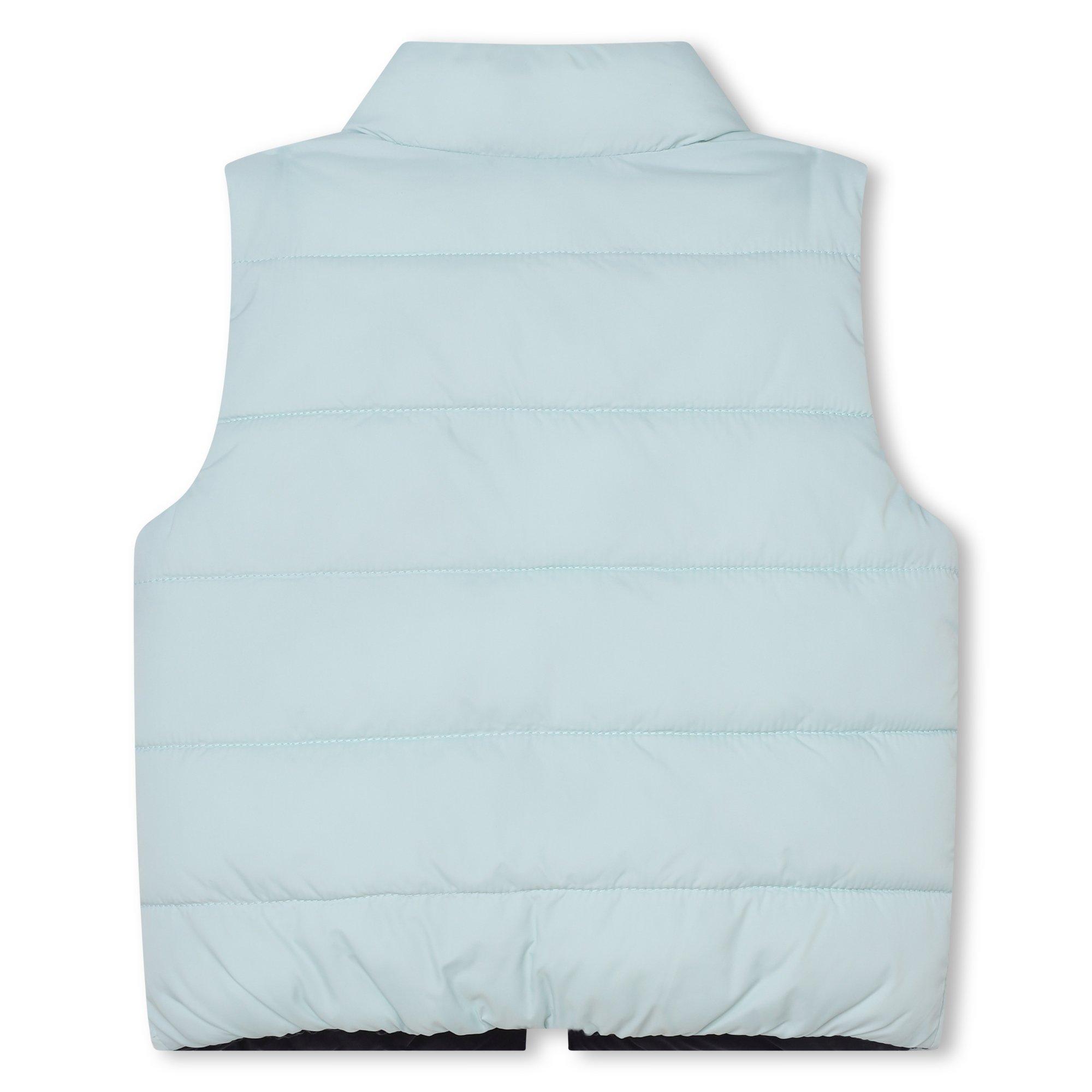Navy Green - Carrement Beau - Kids' Sleeveless Lightweight Gilet - 2