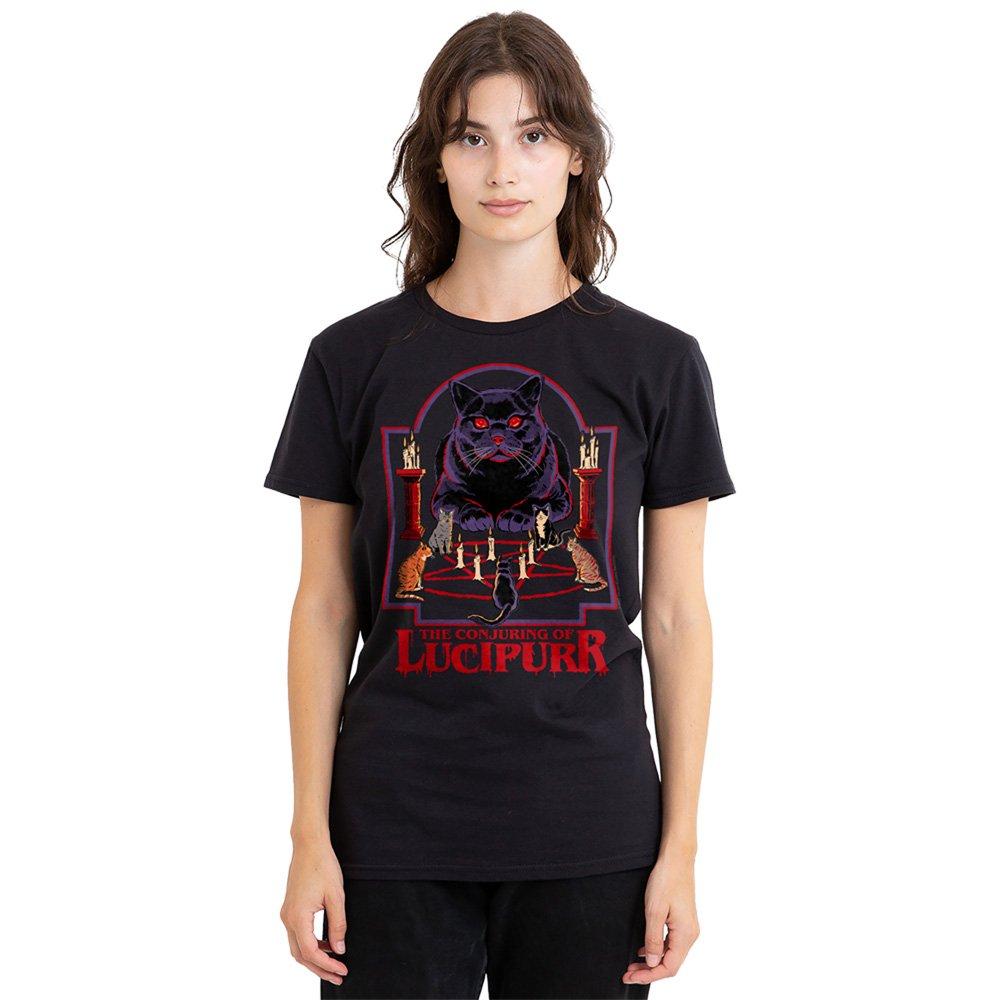Black - Steven Rhodes - Steven Rhodes Lucipurr T Shirt Black - 1