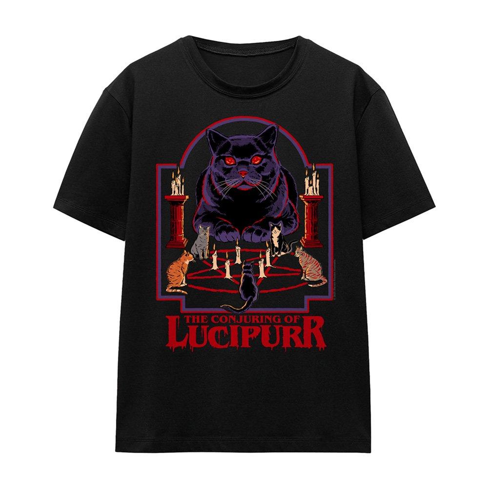 Black - Steven Rhodes - Steven Rhodes Lucipurr T Shirt Black - 4