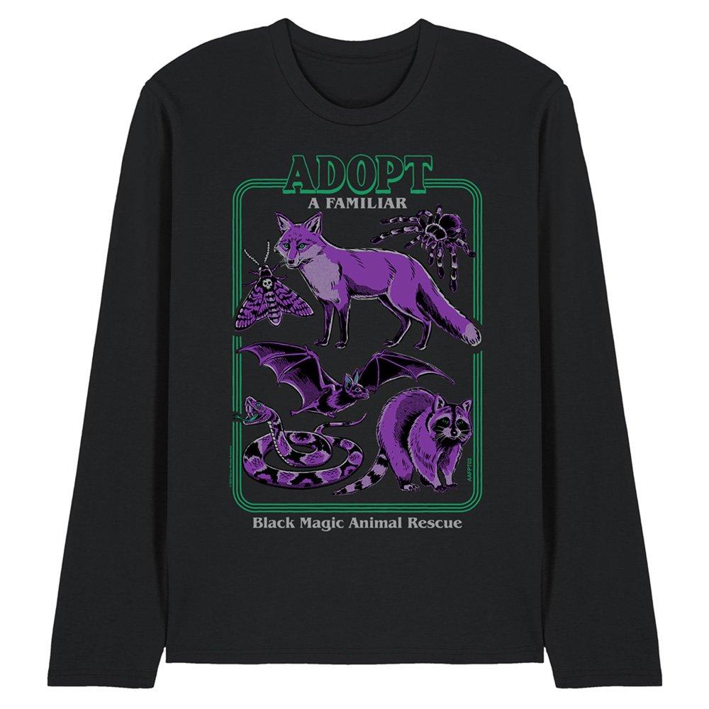 Black - Steven Rhodes - Steven Rhodes Adopt A Familiar Part 2 Long Sleeve - 1