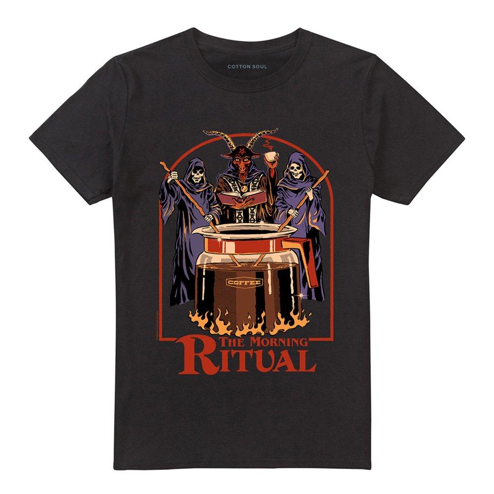 Black - Steven Rhodes - Steven Rhodes The Morning Ritual T-Shirt Black - 4
