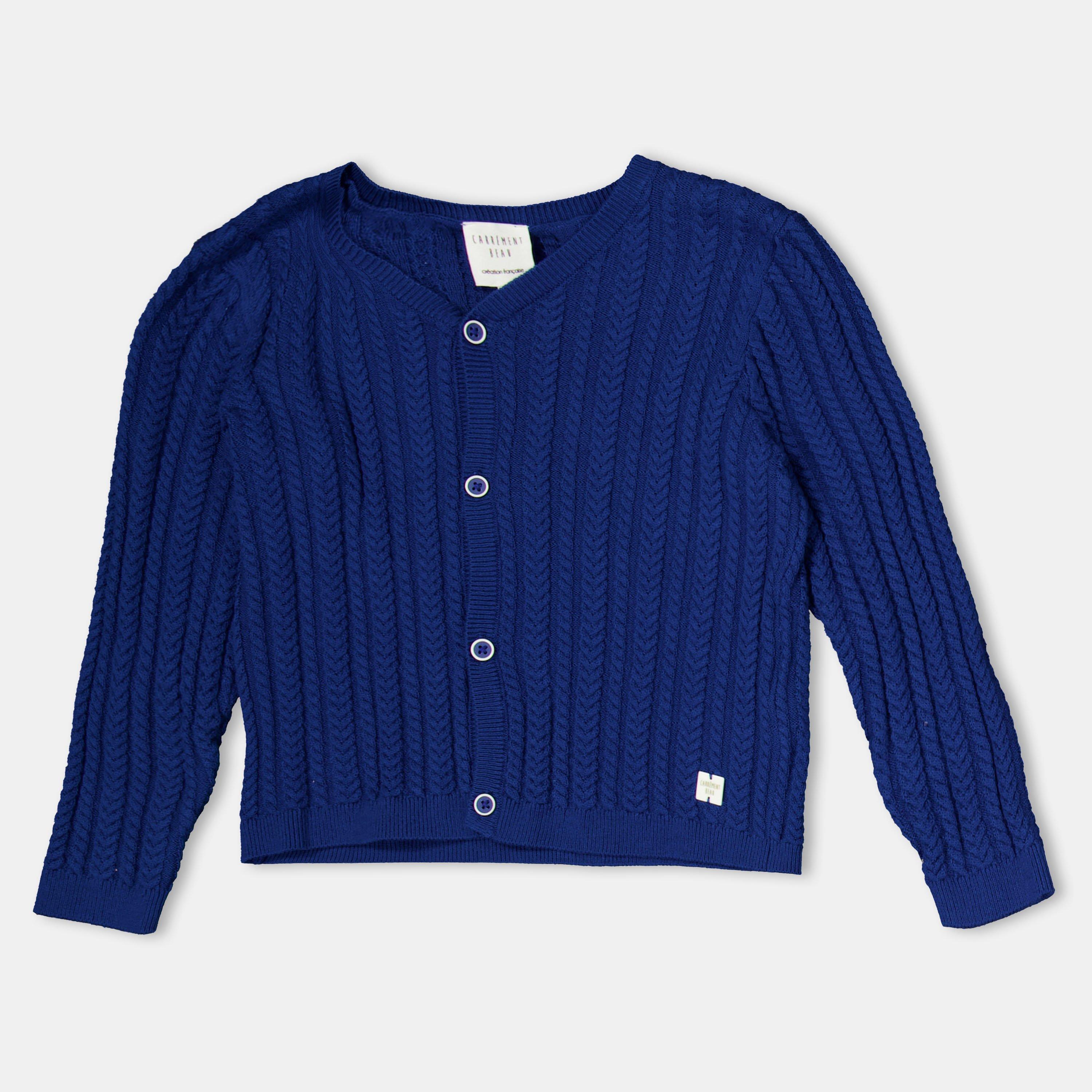 Blue - Carrement Beau - Knitted Cardigan