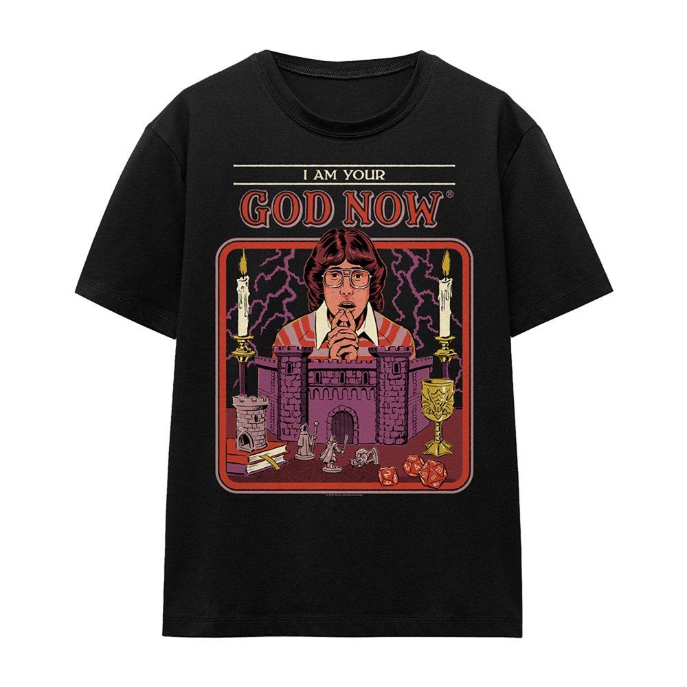 Black - Steven Rhodes - Steven Rhodes I Am Your God Now T Shirt Black - 4