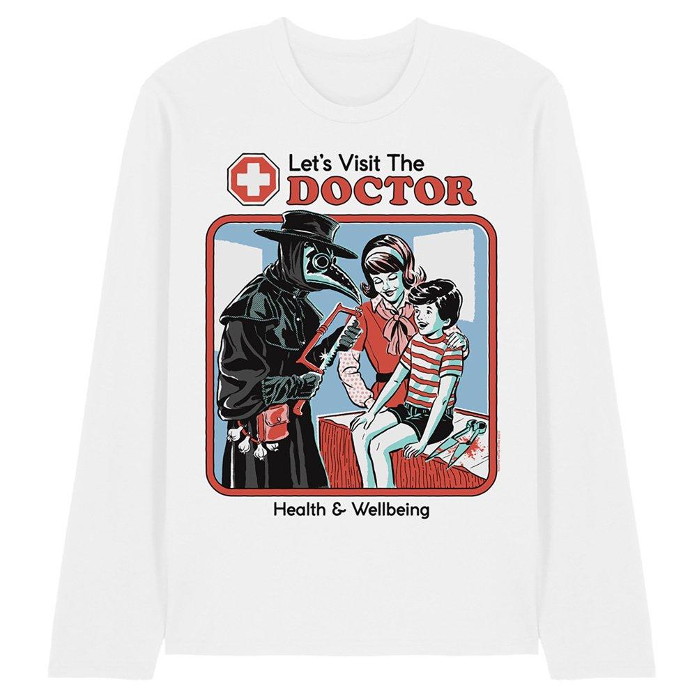 White - Steven Rhodes - Steven Rhodes LetS Visit The Doctor Long Sleeve T - 1