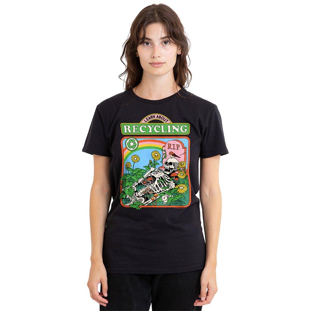 Black - Steven Rhodes - Steven Rhodes Learn About Recycling T Shirt Black - 1