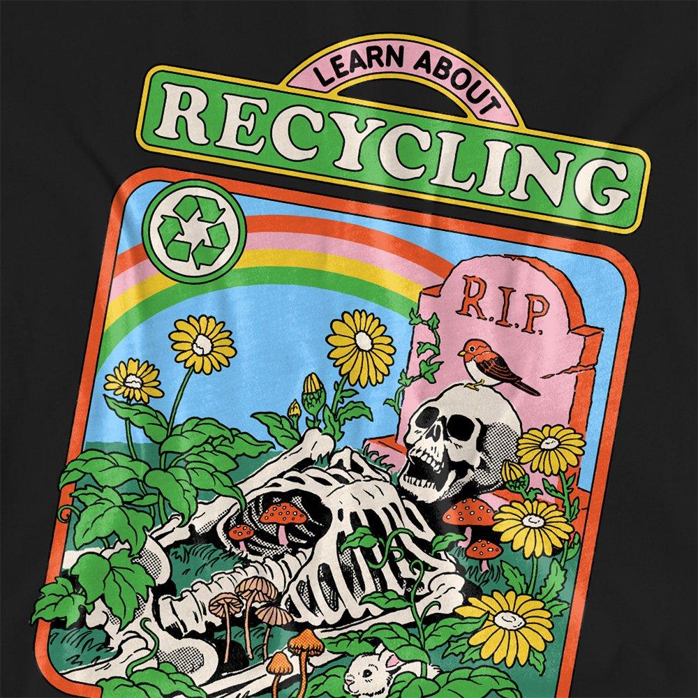 Black - Steven Rhodes - Steven Rhodes Learn About Recycling T Shirt Black - 2