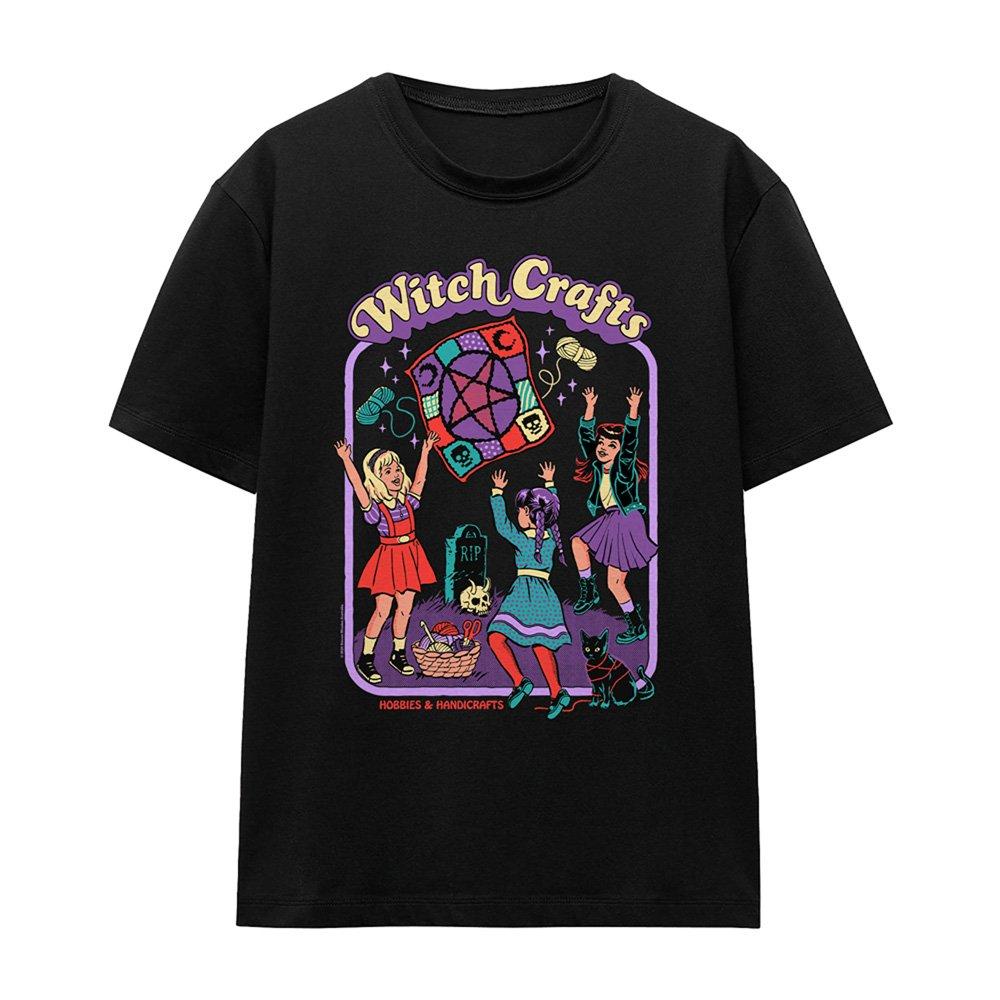 Black - Steven Rhodes - Steven Rhodes Witch Crafts T Shirt Black - 4