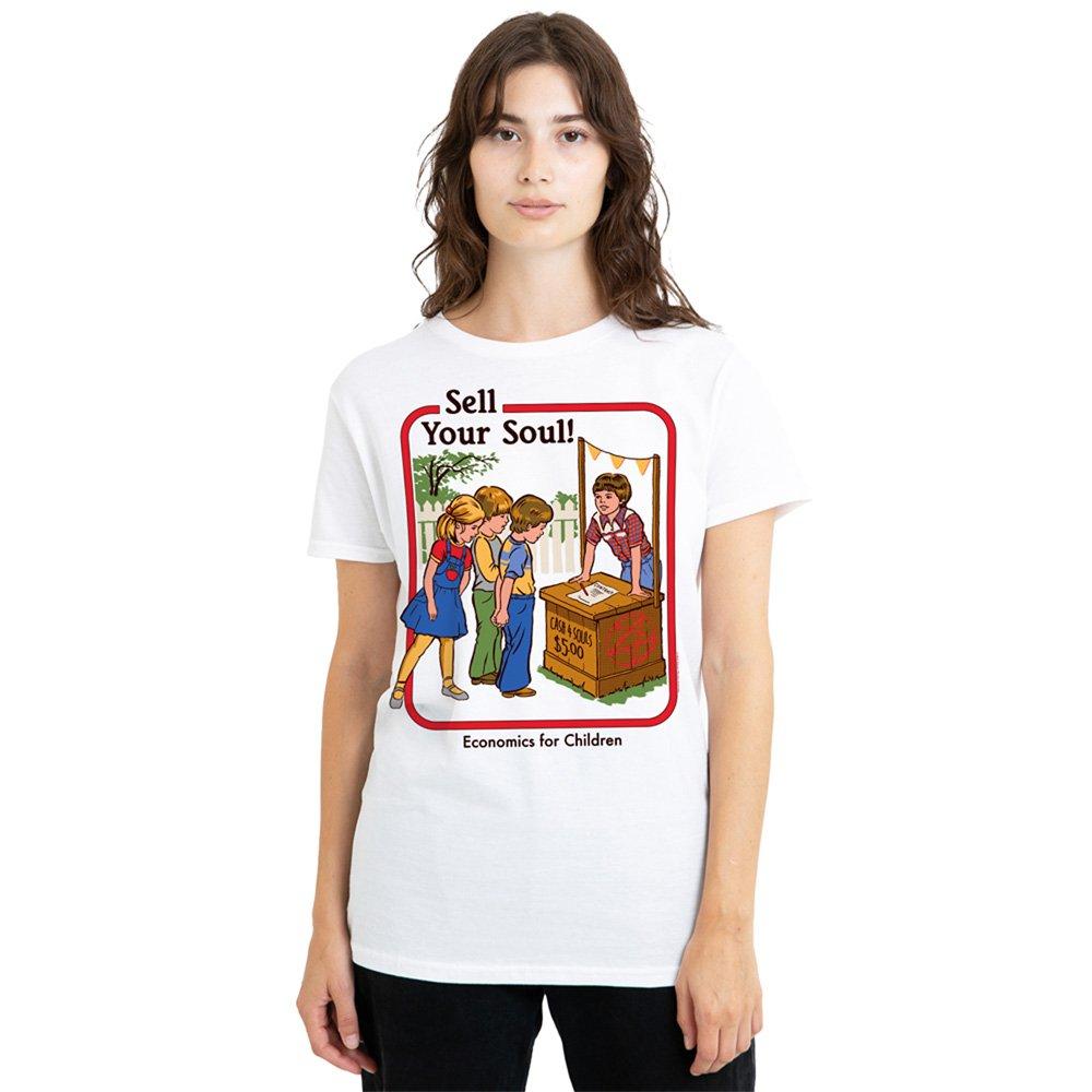 White - Steven Rhodes - Steven Rhodes Sell Your Soul T Shirt White - 1