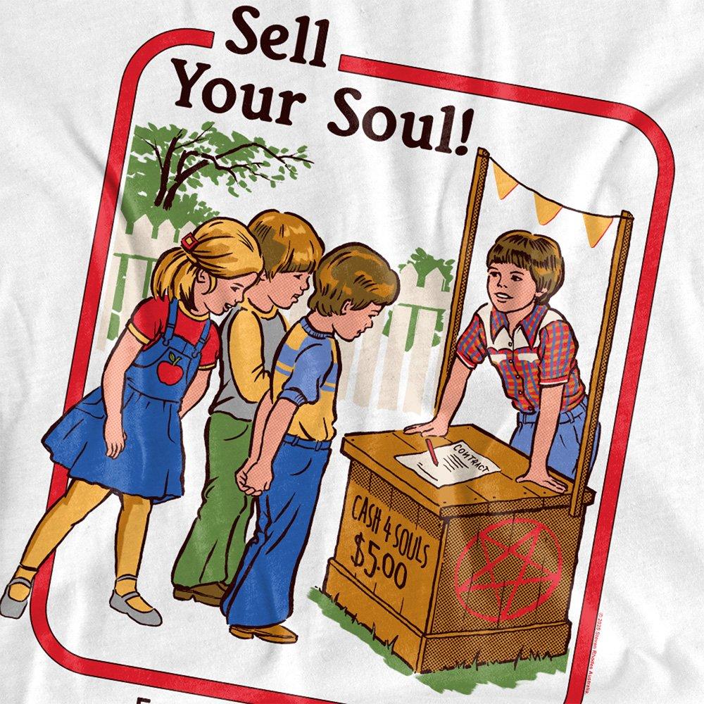 White - Steven Rhodes - Steven Rhodes Sell Your Soul T Shirt White - 2