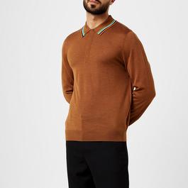 Paul Smith Tipped LS Polo Sn34