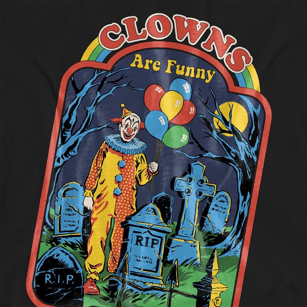 Black - Steven Rhodes - Steven Rhodes Clowns Are Funny T Shirt Black - 2