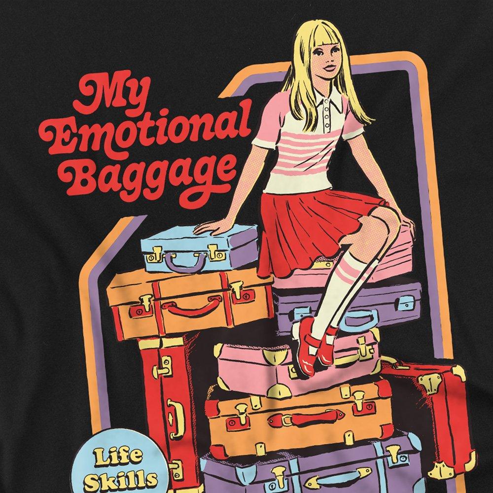 Black - Steven Rhodes - Steven Rhodes My Emotional Baggage T-Shirt Black - 2