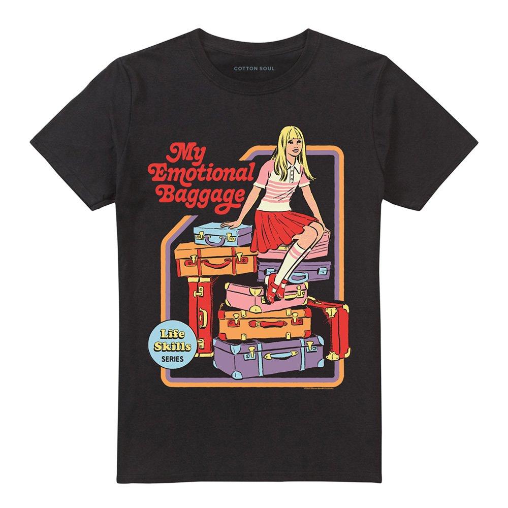 Black - Steven Rhodes - Steven Rhodes My Emotional Baggage T-Shirt Black - 4