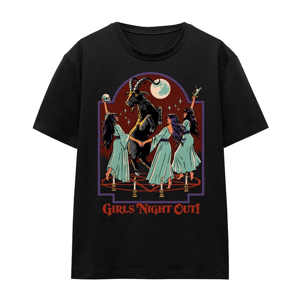 Black - Steven Rhodes - Steven Rhodes GirlS Night Out T Shirt Black - 4