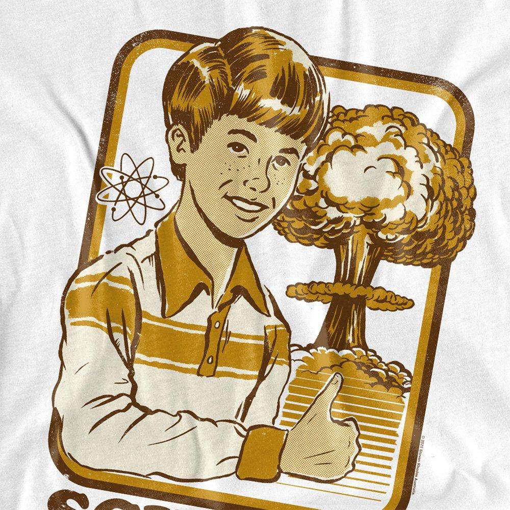 White - Steven Rhodes - Steven Rhodes Science Long Sleeve T-Shirt White - 2