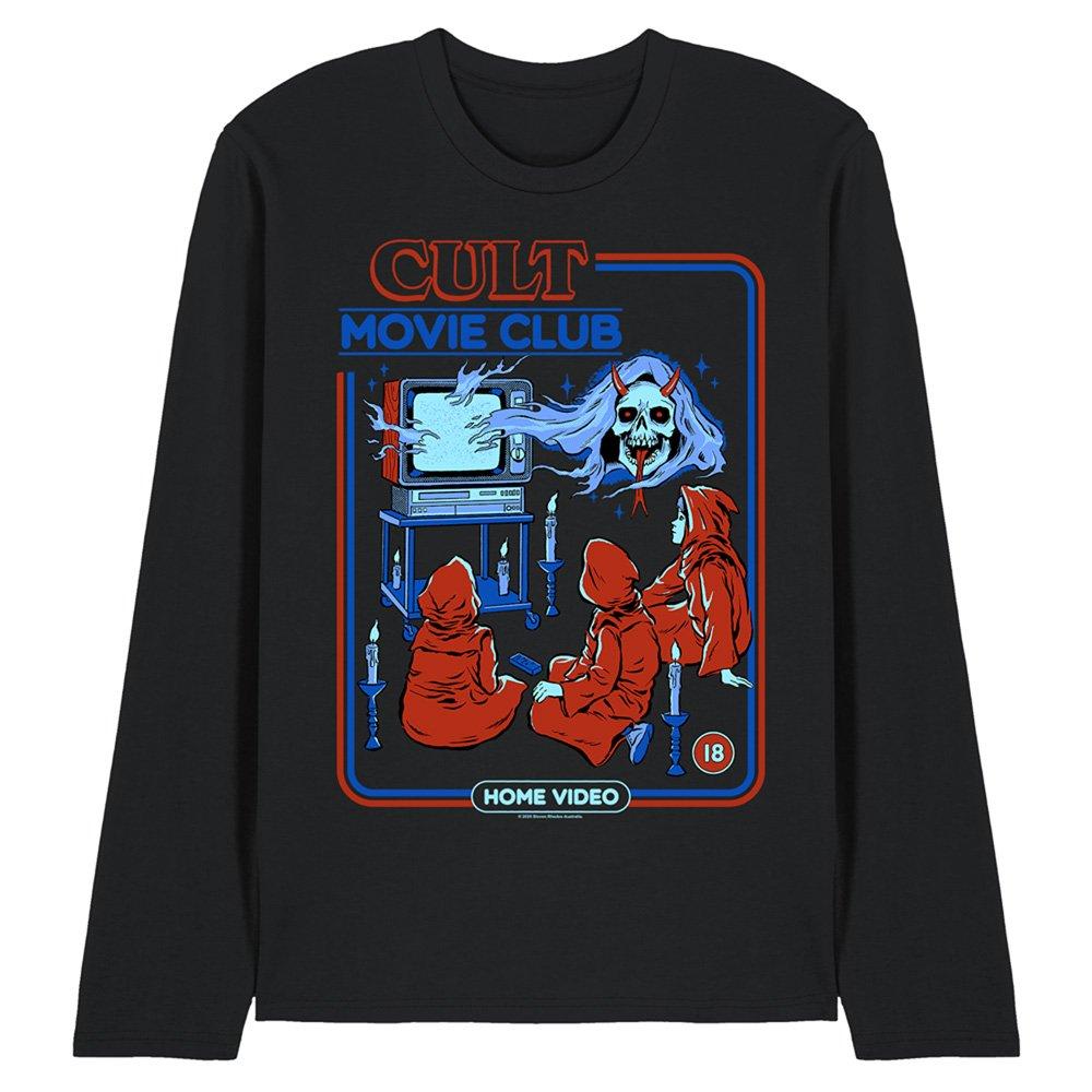 Black - Steven Rhodes - Steven Rhodes Cult Movie Club Long Sleeve T-Shirt - 1